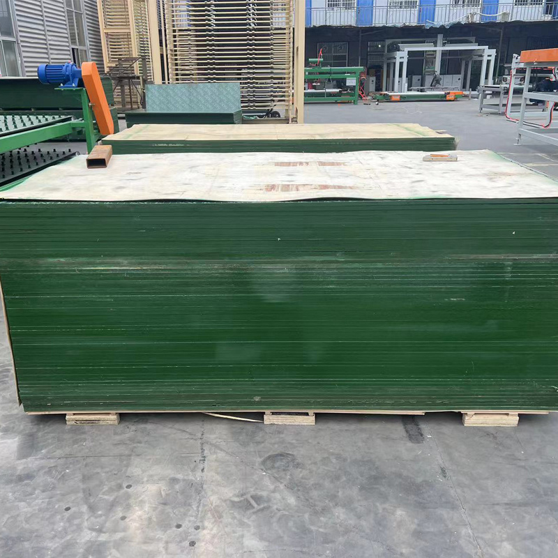 PP Green Film Faced Plywood 18mm Can be Reused UP to 15-20 Times