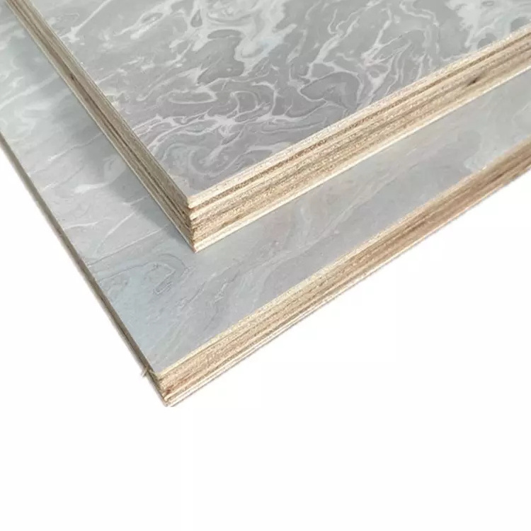 3mm-25mm melamine laminated plywood 11 ply hardwood core or poplar core