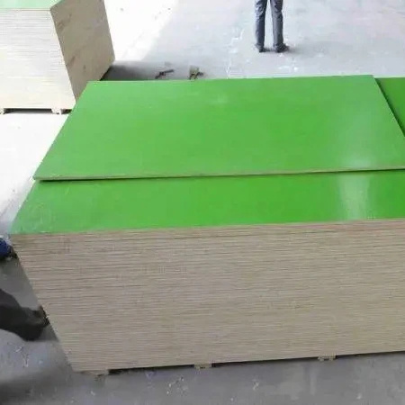 Plastic PP Plywood Green PVC Film Faced Marine Plywood Sheet