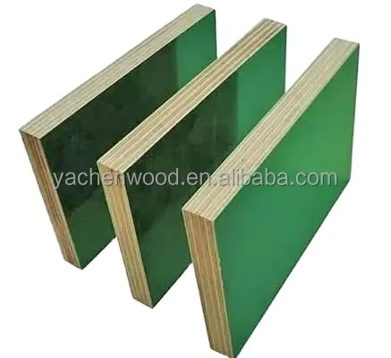 Plastic PP Plywood Green PVC Film Faced Marine Plywood Sheet