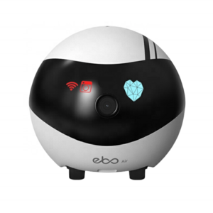 EBO Air 1080p Hd Camera Wifi Remote Control Laser Teaser Interactive Toy 32G Cat Smart Companion Robot For Pets Baby Old Man