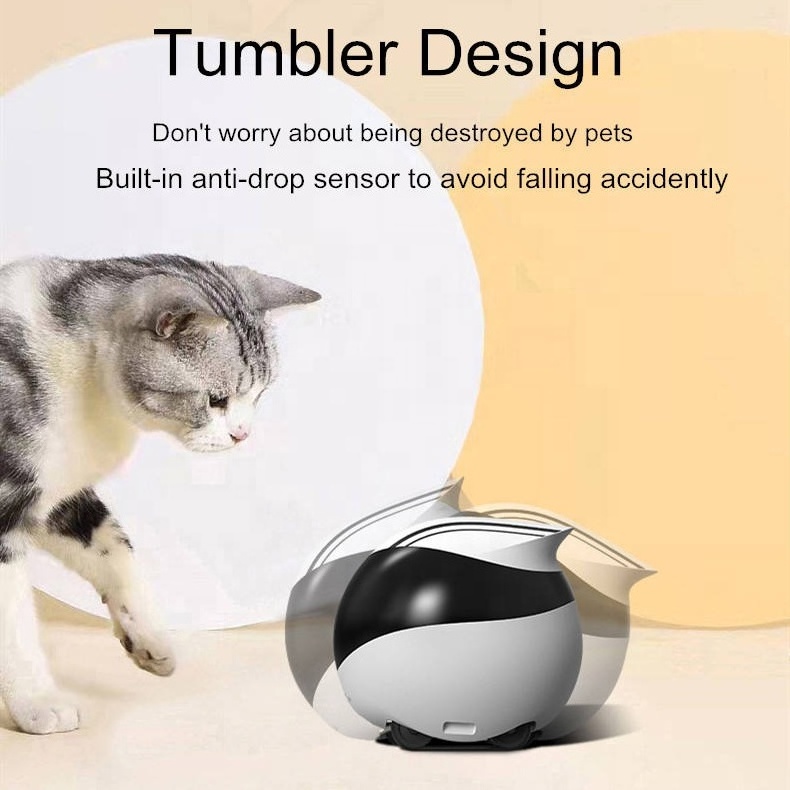 EBO Air 1080p Hd Camera Wifi Remote Control Laser Teaser Interactive Toy 32G Cat Smart Companion Robot For Pets Baby Old Man