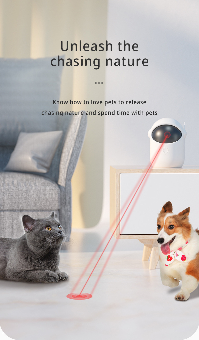 Automatic Laser Light Cat /Dog Toy Interactive Smart Pet Cat Indoor Toys For Dog Infrared teaser pet