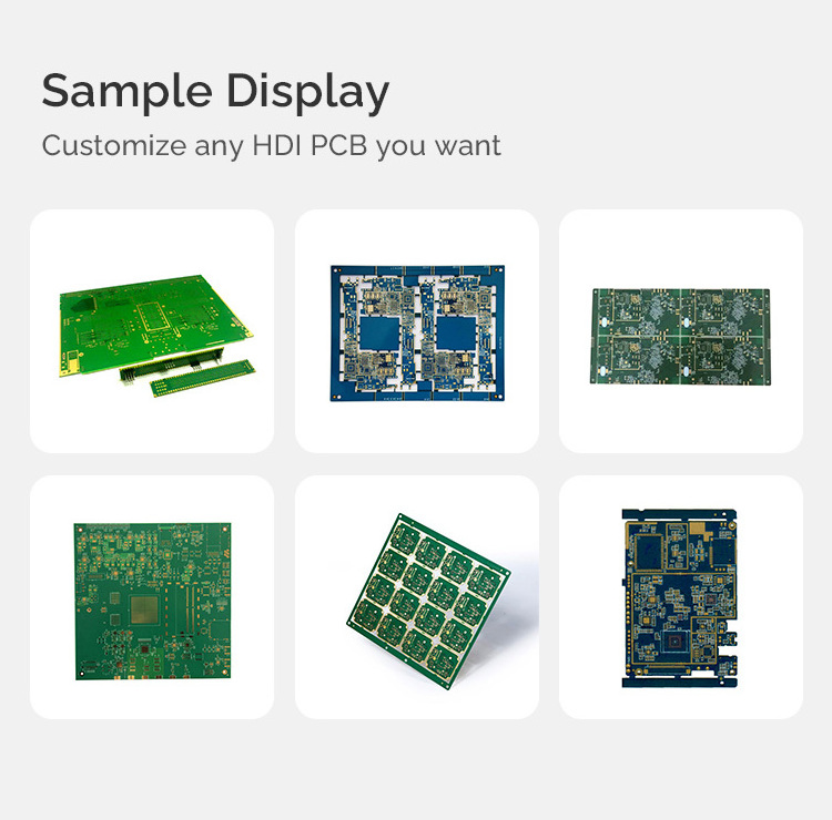 Double-sided Fr4 94v0 Circuit Board Pcb High Frequency Pcb Prototype Black board electronic  OEM LED PCBA Electronics Device