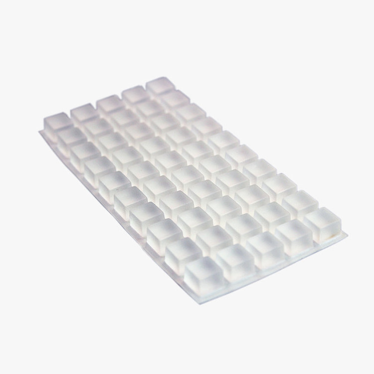 Non-Skid Sound Isolation Rubber Silicone Feet Self Adhesive Silicone Rubber Pads for Furniture Protection