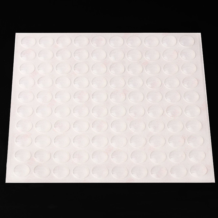 Non-Skid Sound Isolation Rubber Silicone Feet Self Adhesive Silicone Rubber Pads for Furniture Protection