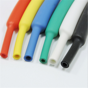 Heat shrinkable insulated sleeve double wall silicone rubber heat shrink tube with adhesive shrinkable tube