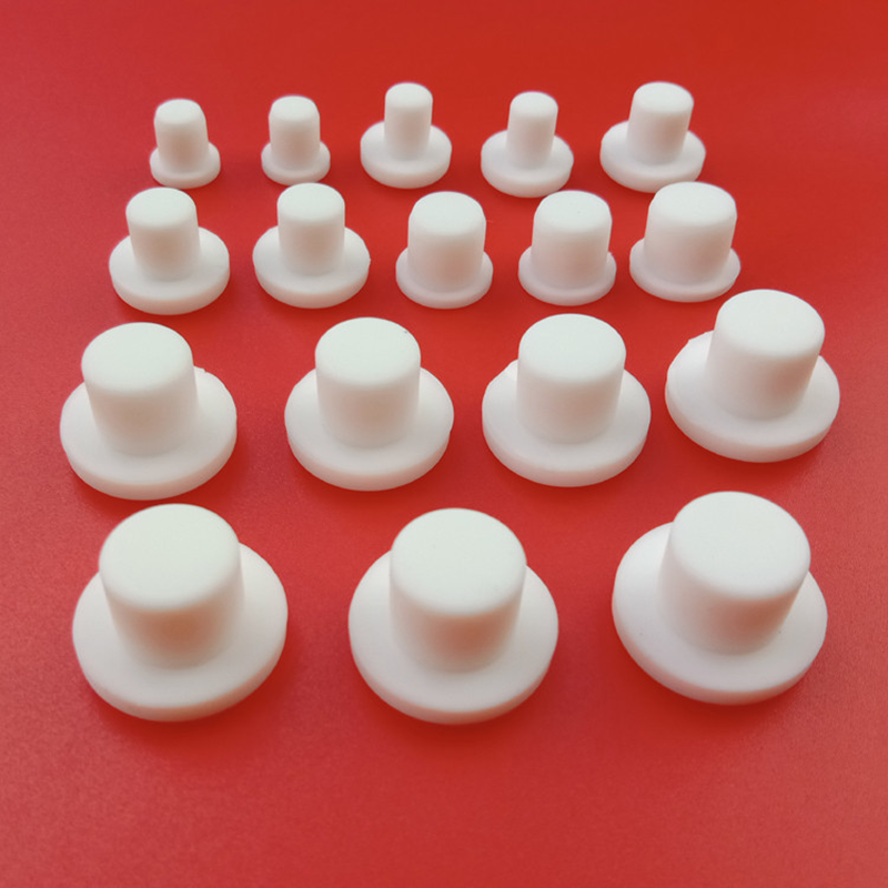 Manufacture Waterproof silicone hole plug elastic rubber stopper silicon pipe plugs T-type Grommets Button Cap