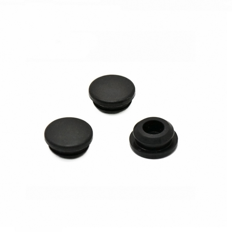 Manufacture Waterproof silicone hole plug elastic rubber stopper silicon pipe plugs T-type Grommets Button Cap