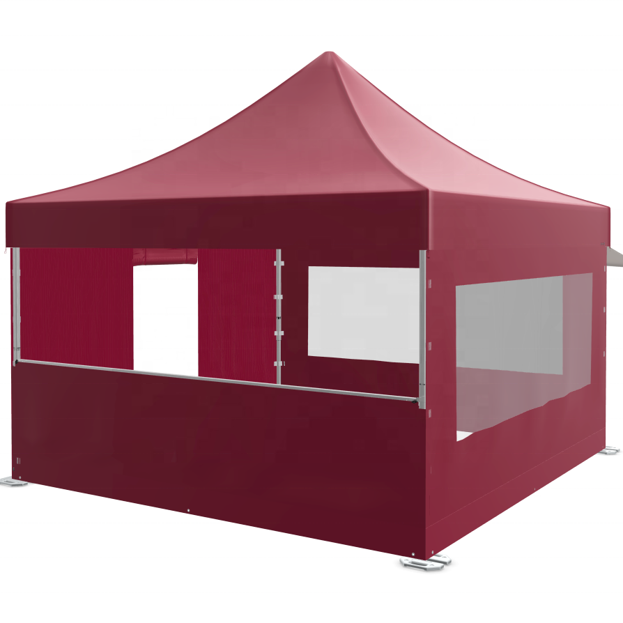 3x3 3x4 4x4 4x6 Easy Pop Up Canopy Iron Aluminum Frame Folding Gazebo Trade Show Tent event tent