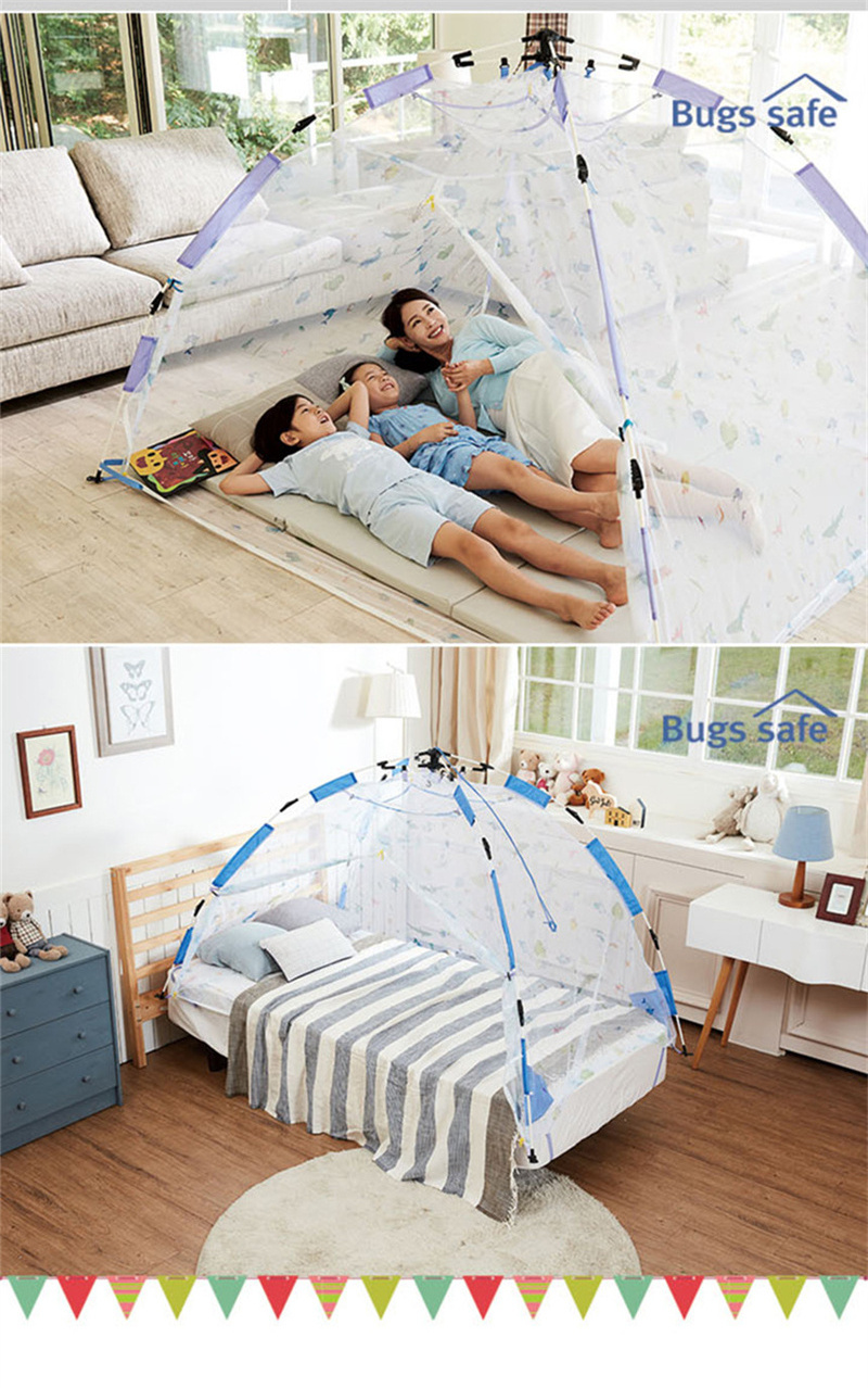 Anti-Mosquito Insect Prevention Mesh Automatic Pop Up Tent Outdoor Camping Tent Mosquito Net