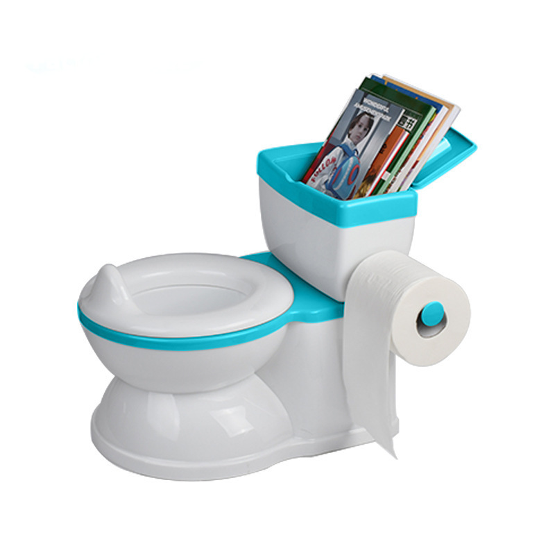 Eco-friendly children's training toilet plastic potty seat Realistic Potty Training Toilet Looks and Feels Like an Adult Toilet