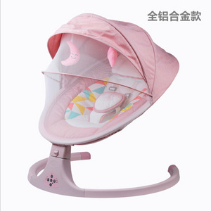 OEM Mutil-colors Electric rocking chair for Newborn  3Swing speeds 8 Lullabies and Bluetooth Support Baby swing