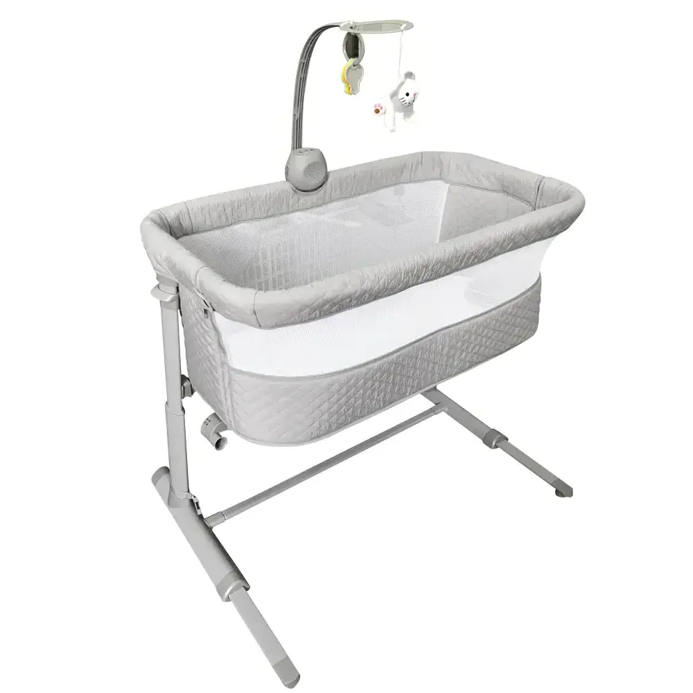 Modern portable mobile sleeping bed Bedside Sleeper luxury cot new born infant baby bassinet Crib