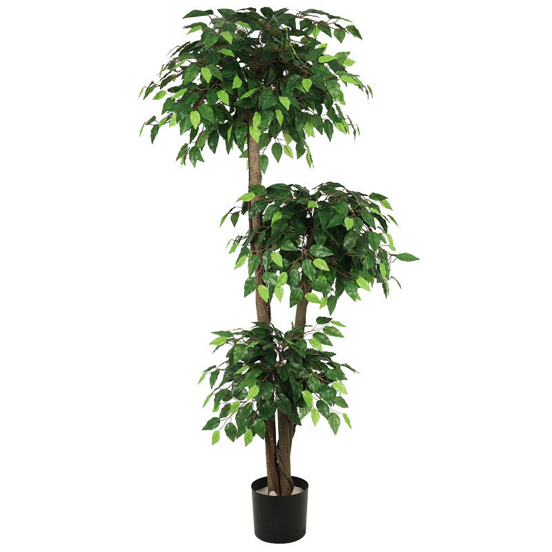 2021 new arrival yiwu yada artificial plants outdoor large trees home decor artificial ficus trees