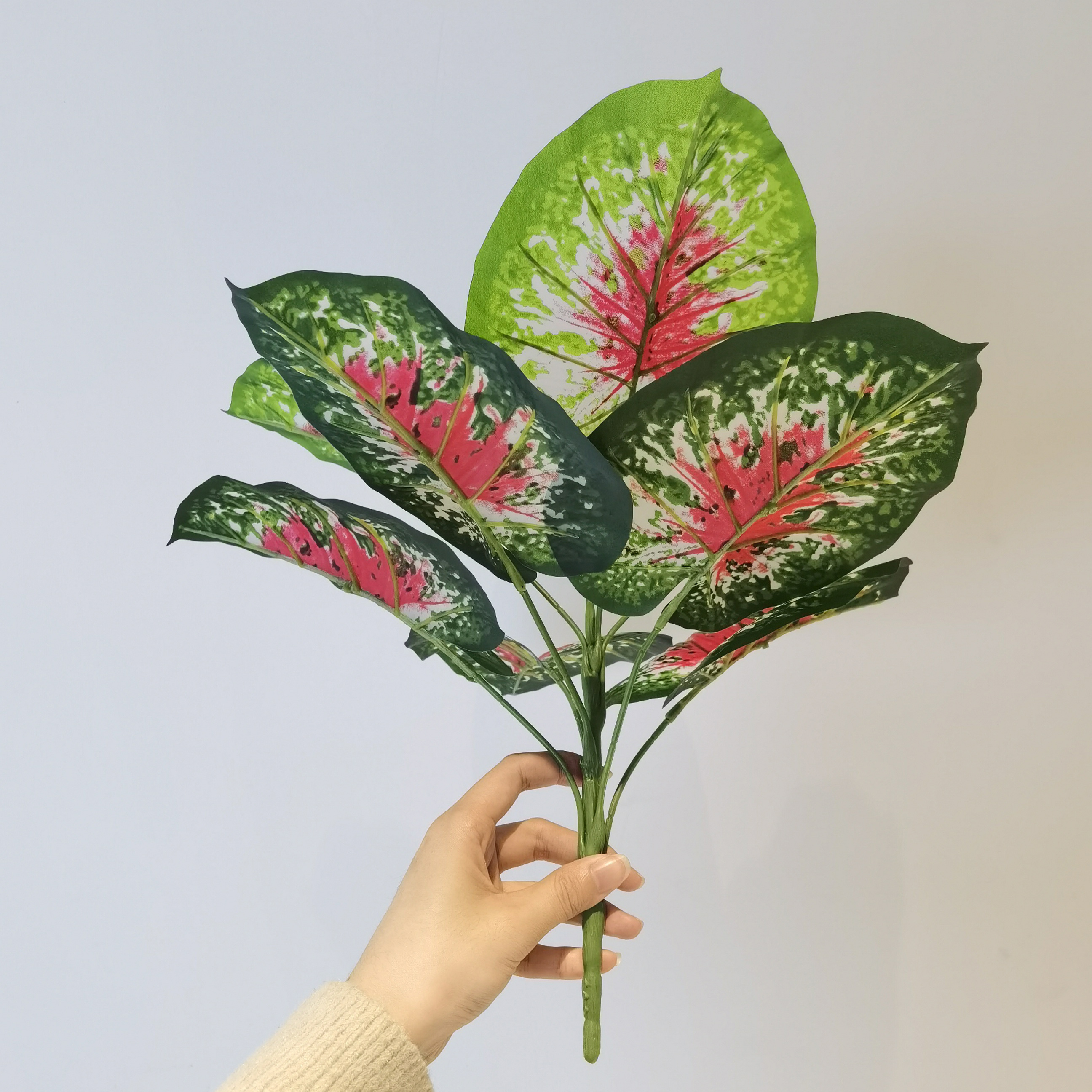 YD8735 Wholesale caladium artificial plants small bonsai plant tree yiwu yada manufacturer