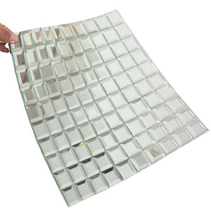 Mirror Square Bevel (3cm x 3cm) 30cm x 30cm Mosaic Tile