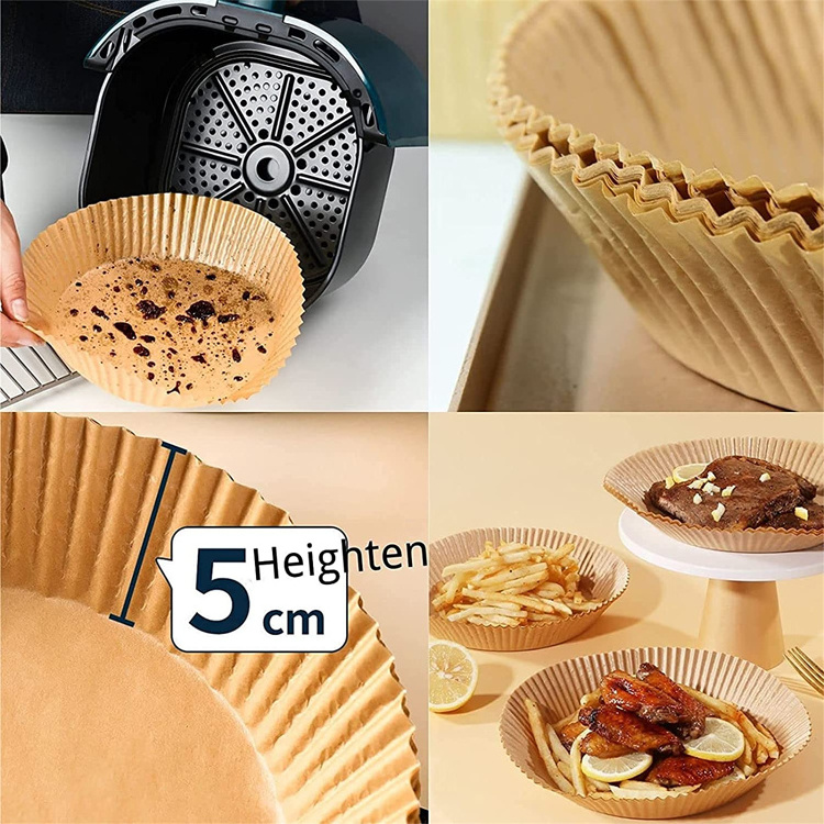 Disposable Paper Liner Non-stick Disposable Air Fryer Liners Baking Paper For Air Fryer Parchment For Baking