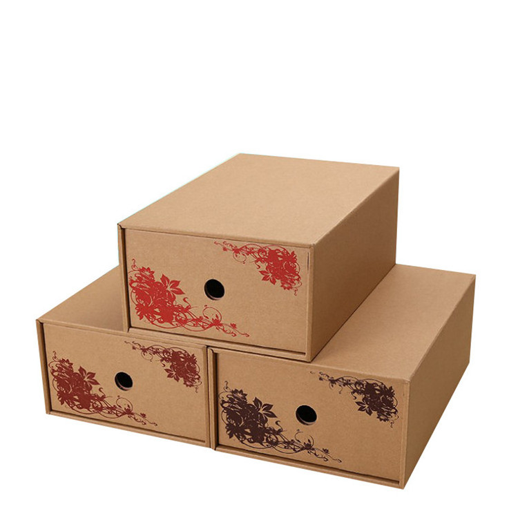 Eco friendly decorative wholesale empty shoe boxes