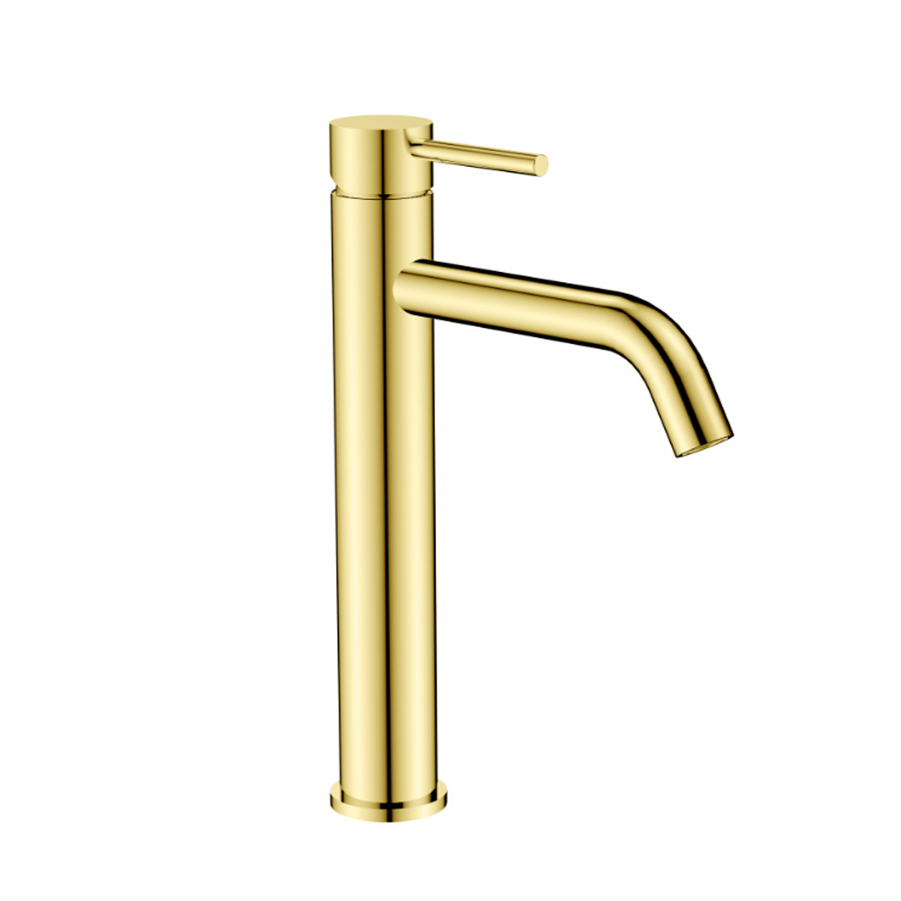 Best seller gun metal grey single lever brass high  bathroom basin faucet