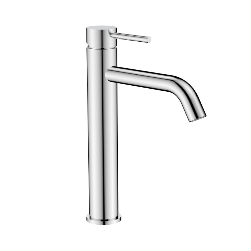 Best seller gun metal grey single lever brass high  bathroom basin faucet