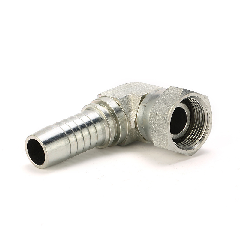 22691 Excavator Use Hydraulic Connector 90 degree Elbow BSP Female 60 Cone Hydraulic Hose Fitting