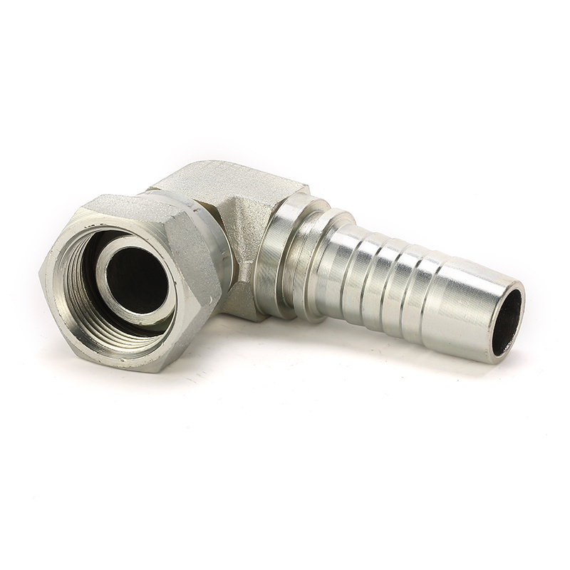 22691 Excavator Use Hydraulic Connector 90 degree Elbow BSP Female 60 Cone Hydraulic Hose Fitting