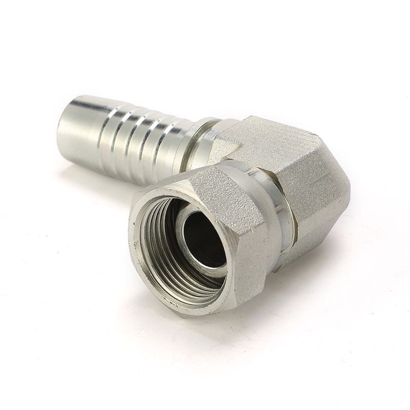 22691 Excavator Use Hydraulic Connector 90 degree Elbow BSP Female 60 Cone Hydraulic Hose Fitting