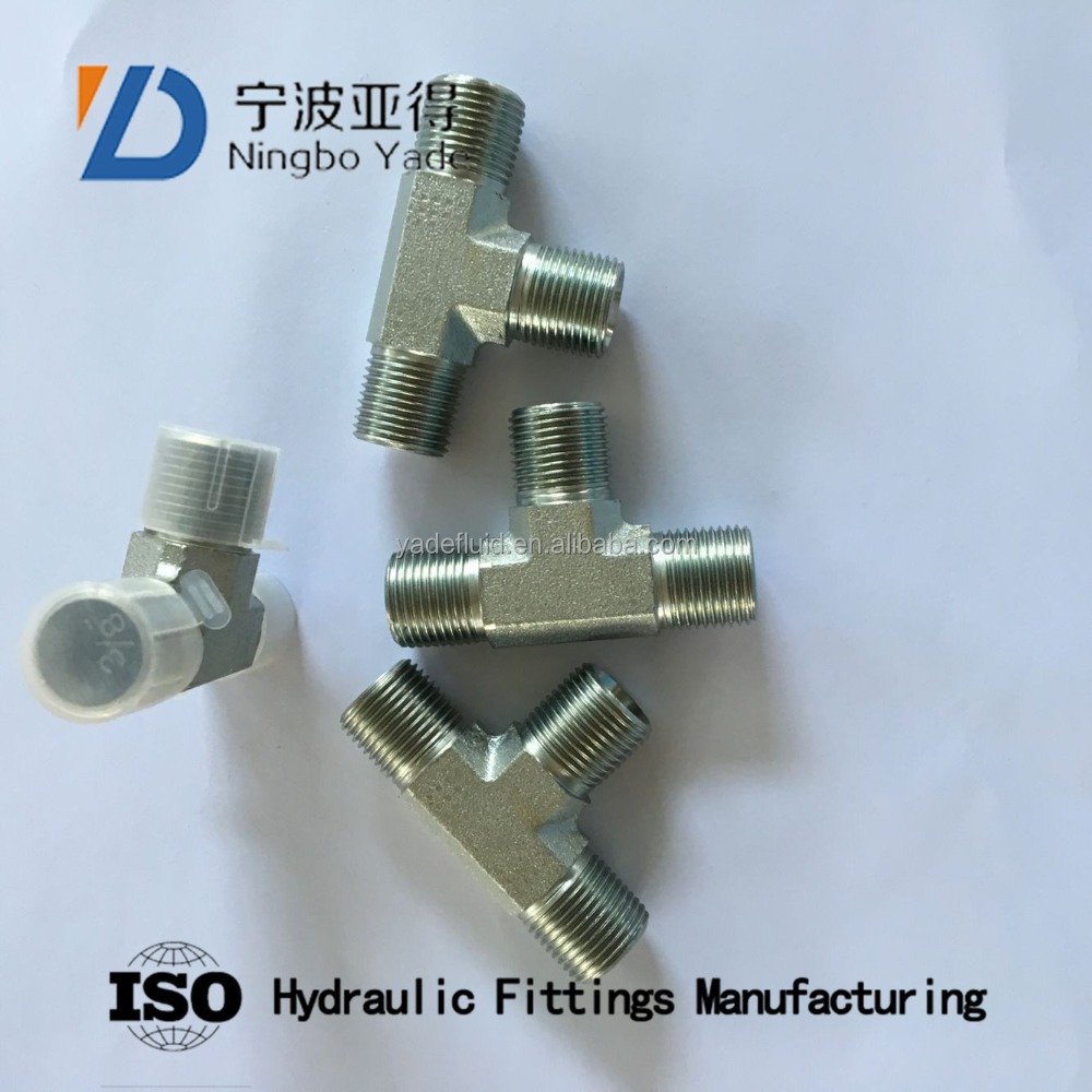 Wholesale 304 Stainless Steel Tube Fitting Elbow Fittings Tee Joint 3 Way Union Pipe Connector Hydraulic Tee Adapter Fittings