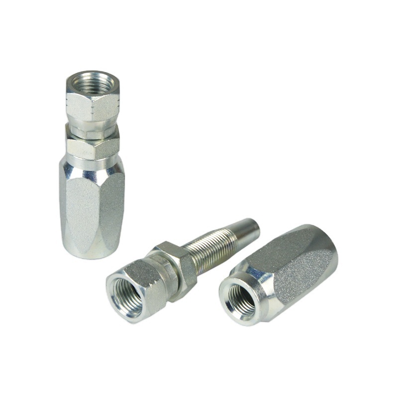 High Quality 26718 JIC Female Hydraulic Hose Connectors BSP JIC Female Reusable straight hydraulic hose Fitting