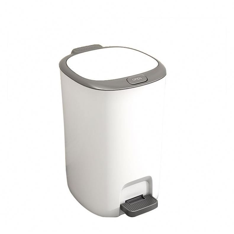 Model Y Single Button Lock Forracoons Trash Can White Outside Big Size Hefei Striped Trash Can Black Aesthetic