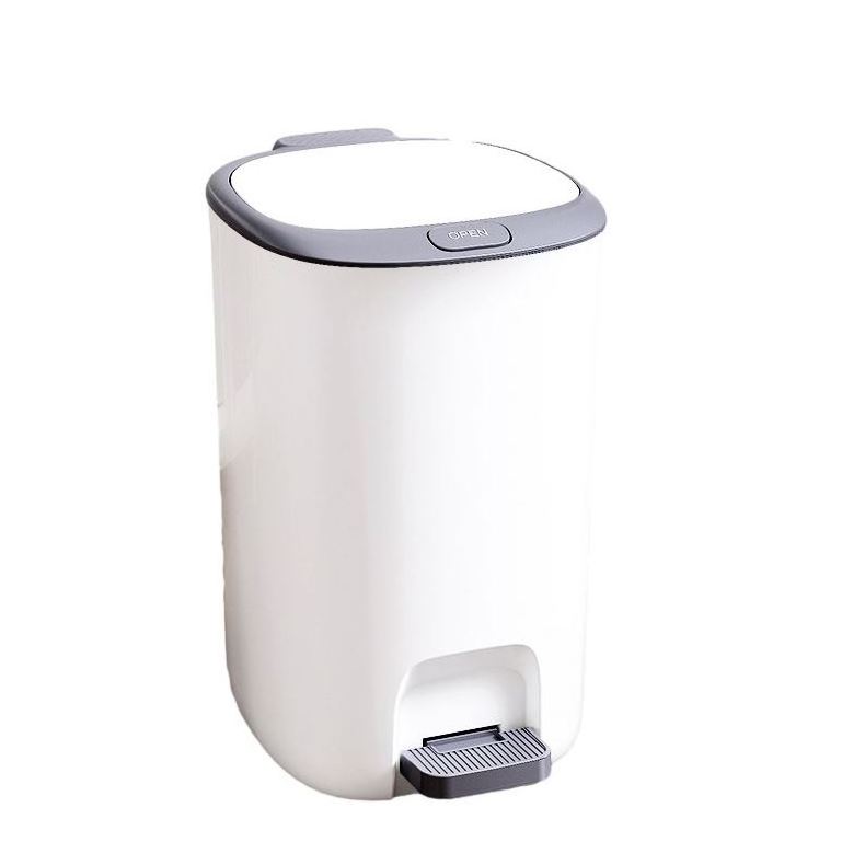 Model Y Single Button Lock Forracoons Trash Can White Outside Big Size Hefei Striped Trash Can Black Aesthetic