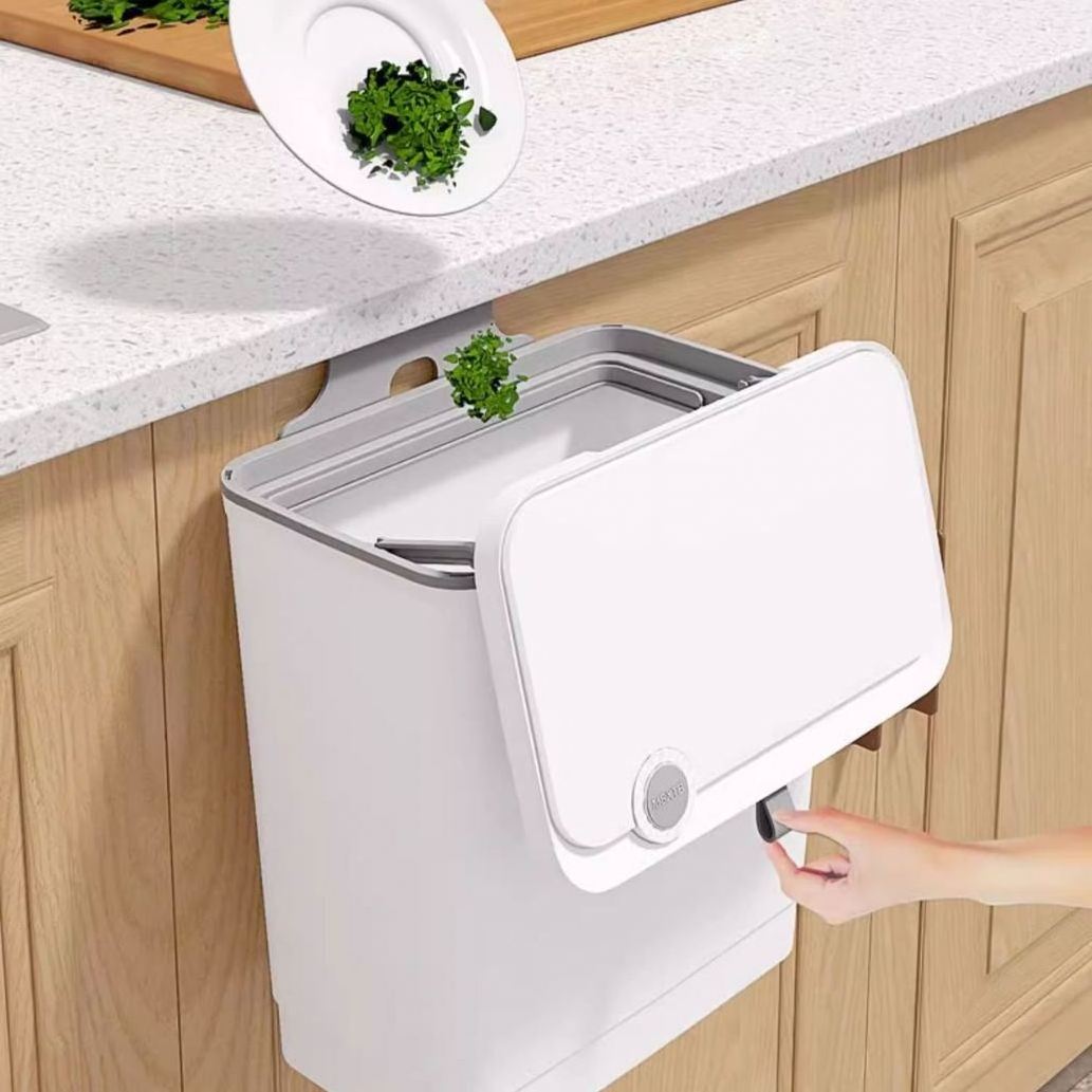 Bag Changing Dustbin Handmade Under Cabinet Hanging Dustbin Pack Of Hanging Mount Garbage Storage Toilet Trash Can