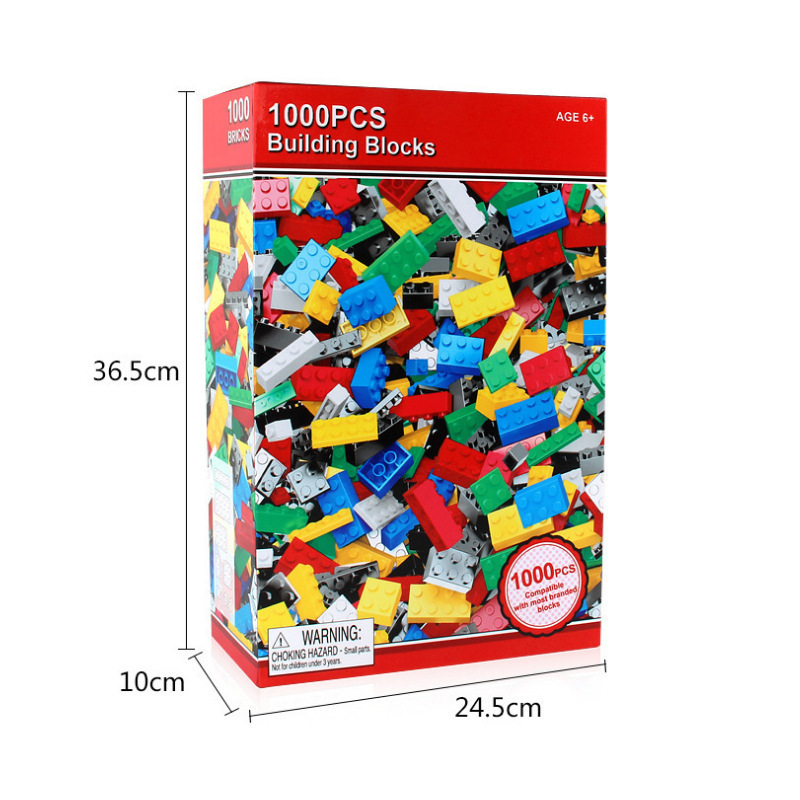 Wholesale Children Building Block Toys Set 1000pcs Classic Building Blocks Diy Bricks Education Toys