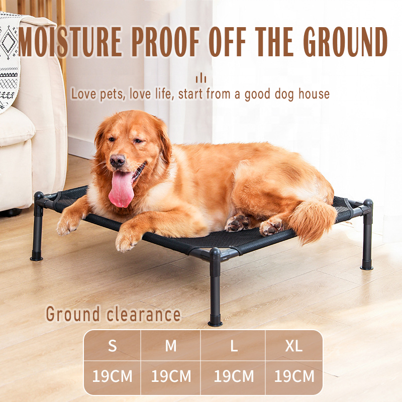 Breathable pet bed Cooling Foldable Portable Pet Outdoor Dog Bed Waterproof Elevated Dog Bed