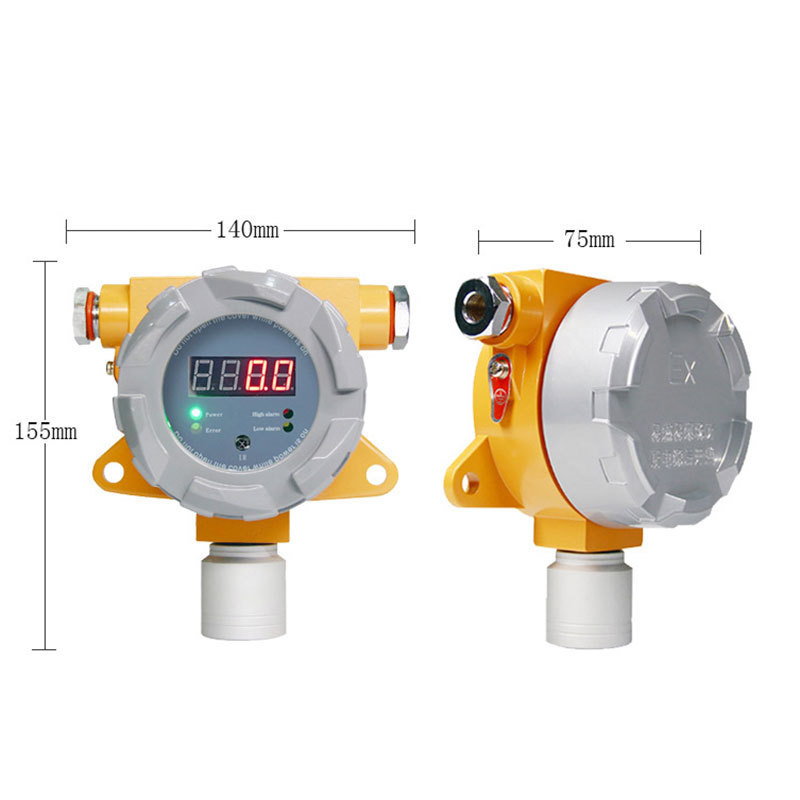 Wall mounted nh3 gas detector with alarm fixed ammonia gas detector for poultry chicken farms toxic gas detector nh3 sensor