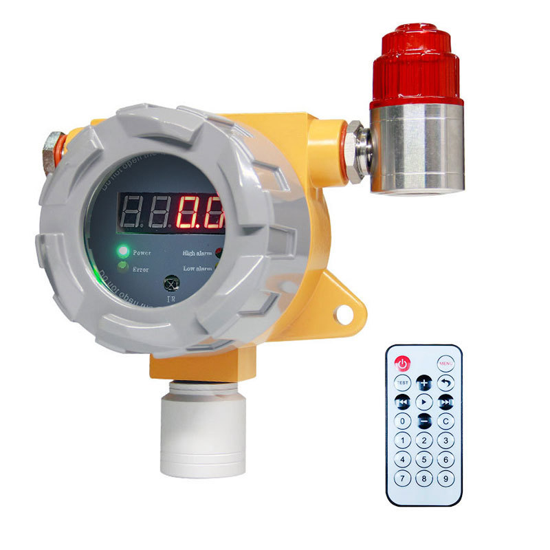 Wall mounted nh3 gas detector with alarm fixed ammonia gas detector for poultry chicken farms toxic gas detector nh3 sensor