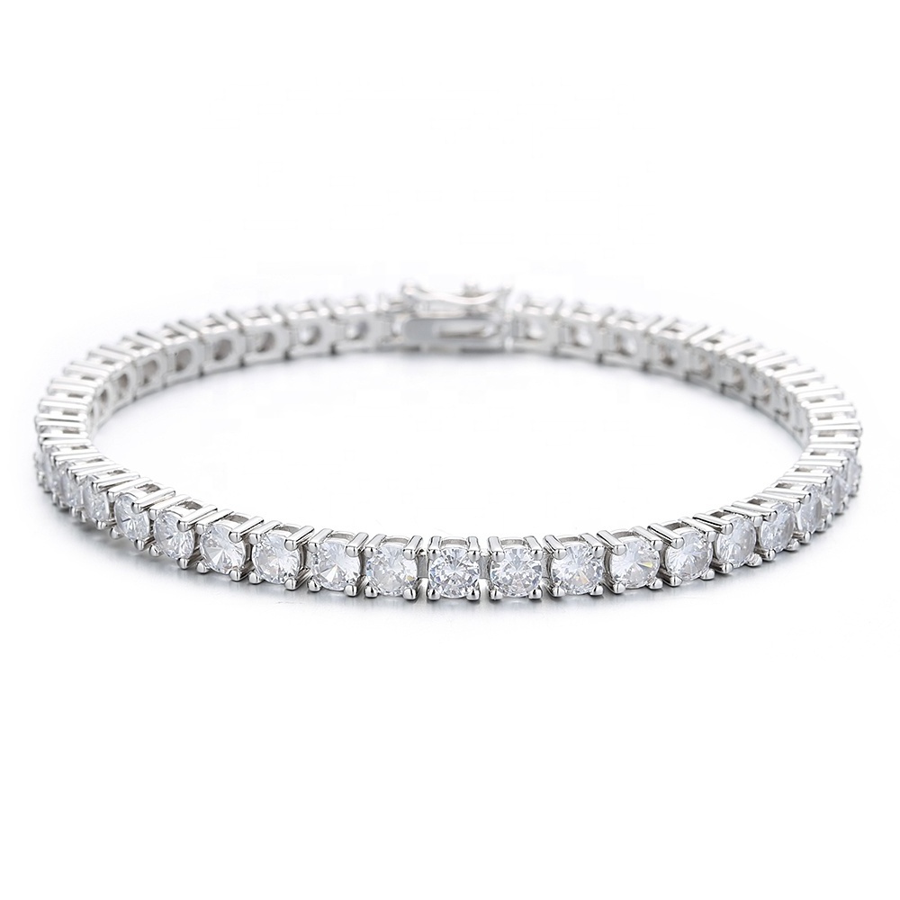 High fashion 925 Sterling Silver cz Tennis Bracelet