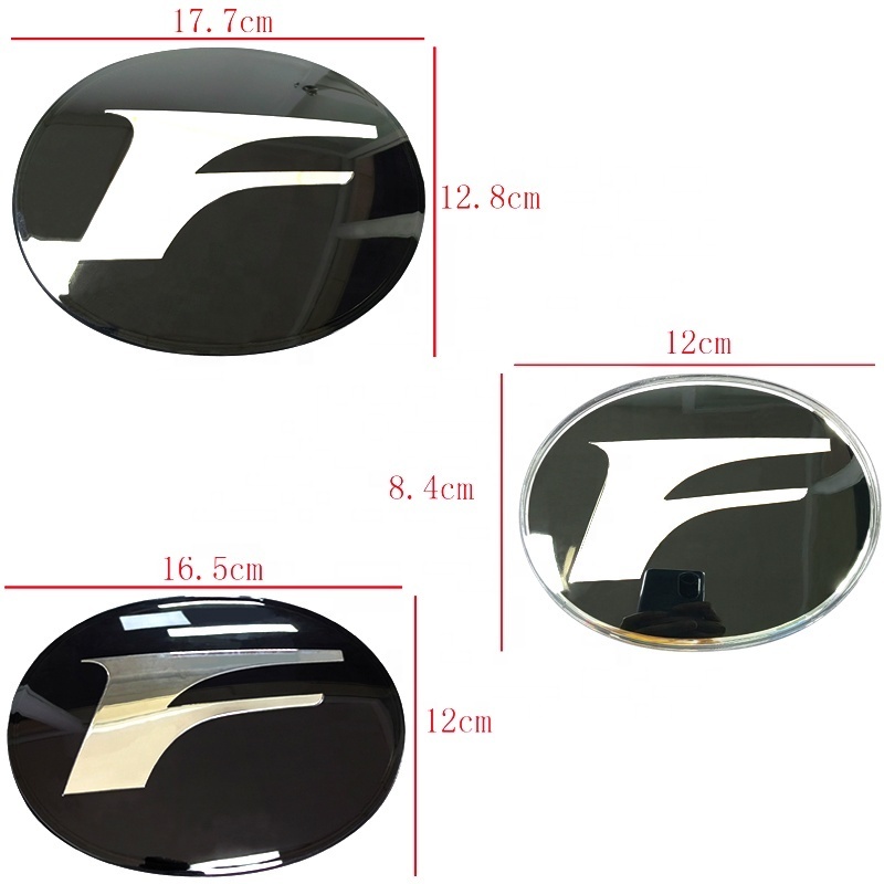 Wholesale car 3D stickers F sports badge logo for Lexus ES CT LS NX300 470 350 450 Front grille logo and rear logo car stickers