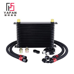 Car Oil Cooler suitable for Universal Engine Transmission Oil Cooler Kit 14 AN10 universal oil cooler kits