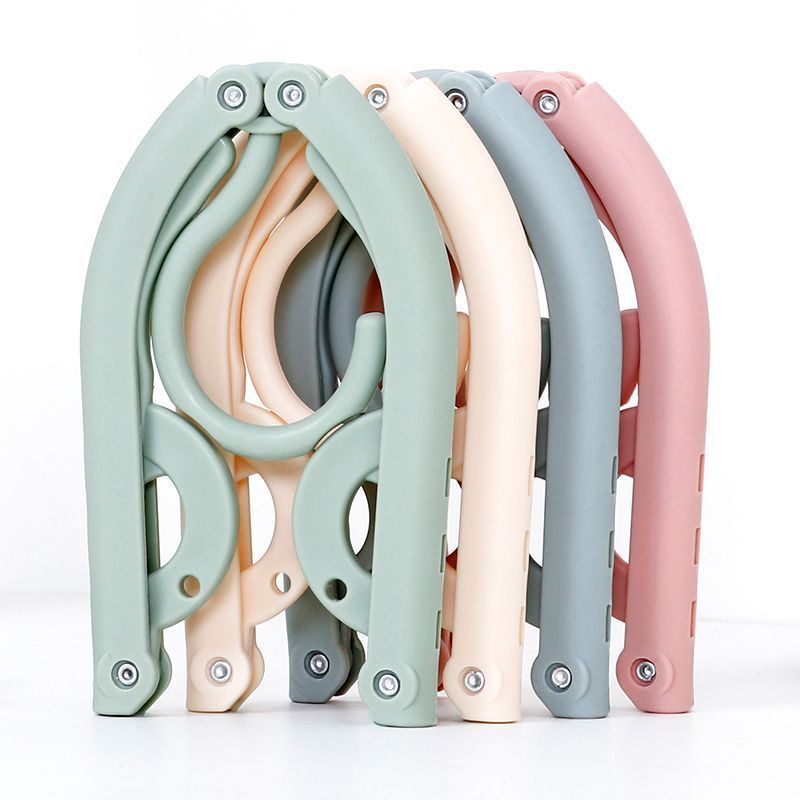 Clothes Accessories Folding coat hanger travel outdoor business travel Portable student dormitory drying coat hanger