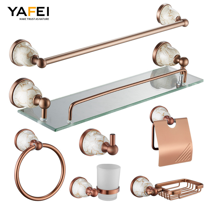 luxury home hotel matte black gold stainless steel toilet washroom bathroom products accessories set bathroom fittings