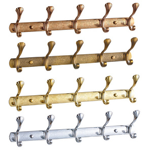 Furniture hardware Coat Hanger Bathroom Clothes Display Towel coat hooks Metal Wall shower hook for hanging