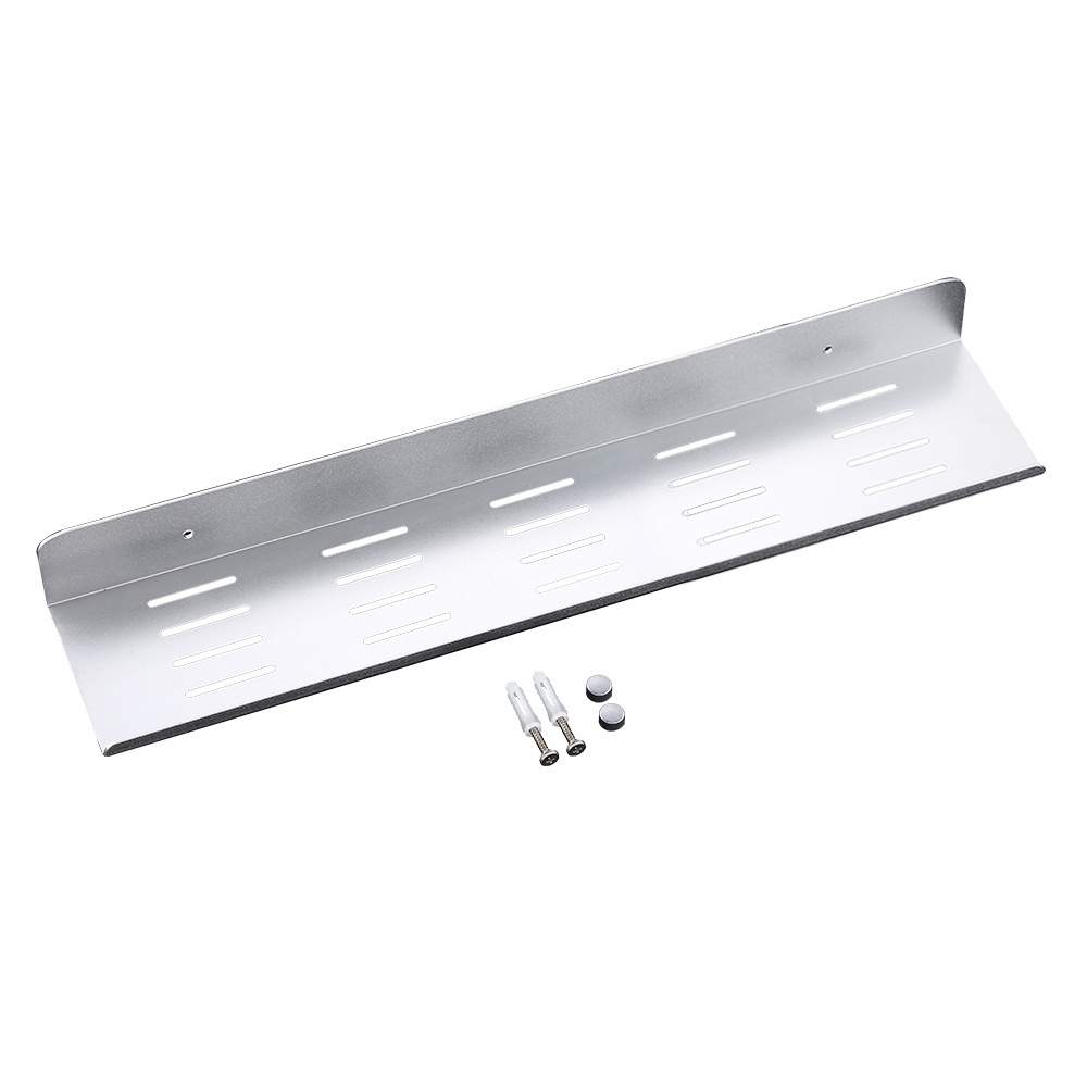 Aluminum Space Self Adhesive Wall Mount Shower Storage Bathroom Shower  Shower Shelf