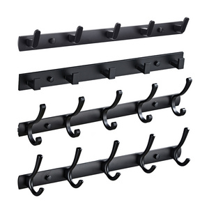 Worth buying Hole-free seamless dormitory door rear hook row bag hat rack hook row hook