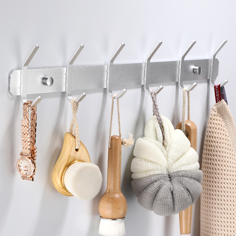 Bathroom Towel Hooks Mounted Wall Adhesive Heavy Duty Farmhouse Bath Coat Stick on Rack Hat Wall Hook