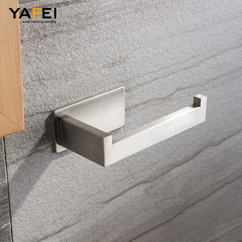 304 Stainless Steel  Wall Mounted Tissue Roll Holder Towel Holdermatte black toilet paper towel roll holder self adhesive