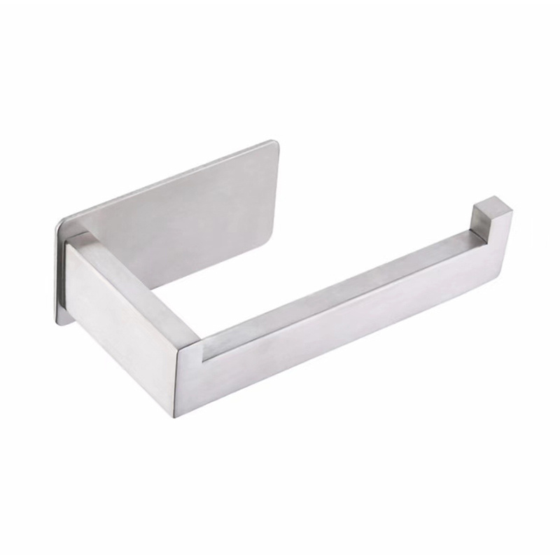 304 Stainless Steel  Wall Mounted Tissue Roll Holder Towel Holdermatte black toilet paper towel roll holder self adhesive