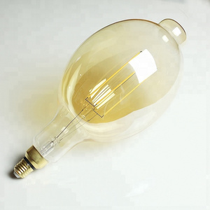 Big Size BT180 Edison LED filament bulb light 6w/8w 220/240v E27 energy saving light bulb for indoor lighting