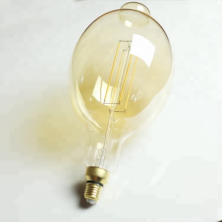 Big Size BT180 Edison LED filament bulb light 6w/8w 220/240v E27 energy saving light bulb for indoor lighting